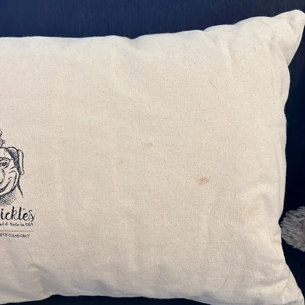 LINEN EASTER SPRING BUNNY PILLOW